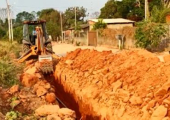 DAES inicia instalação de rede de água em ruas do Loteamento Pantanal
