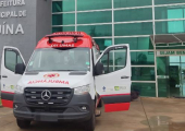 Prefeitura de Juína recebe nova ambulância para compor frota do SAMU